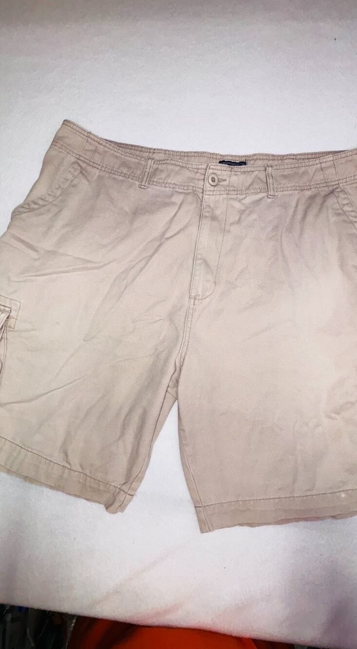 Architect Mens Khaki Cargo Shorts W42 100% Cotton Casual Workwear Safari Utility